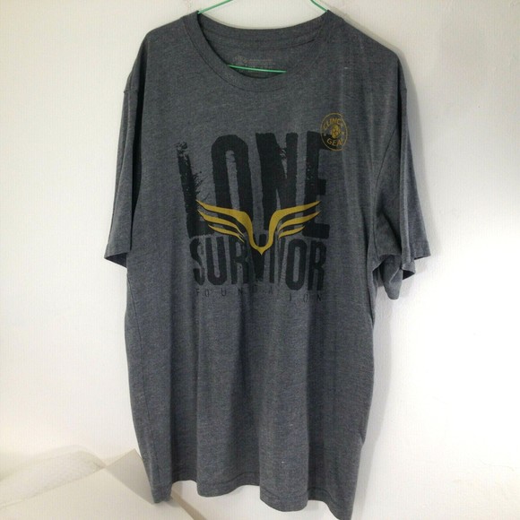 CLINCH GEAR Lone Survivor Short Sleeve 2-Sided T-Shirt Adult Size XL - Picture 1 of 12